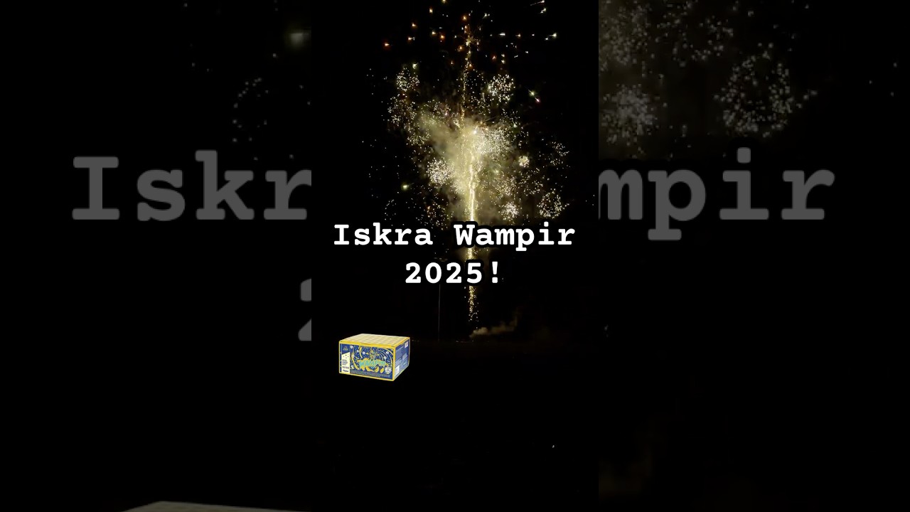 Iskra WAMPIR 🧛 IC21-100-1 F2 #fireworks #fajerwerki #feuerwerk #pyro #vuurwerk #polenb&ouml;ller #iskra