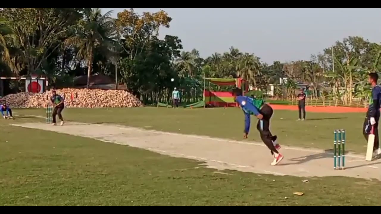 Bangladesh village cricket tournament semi-final match