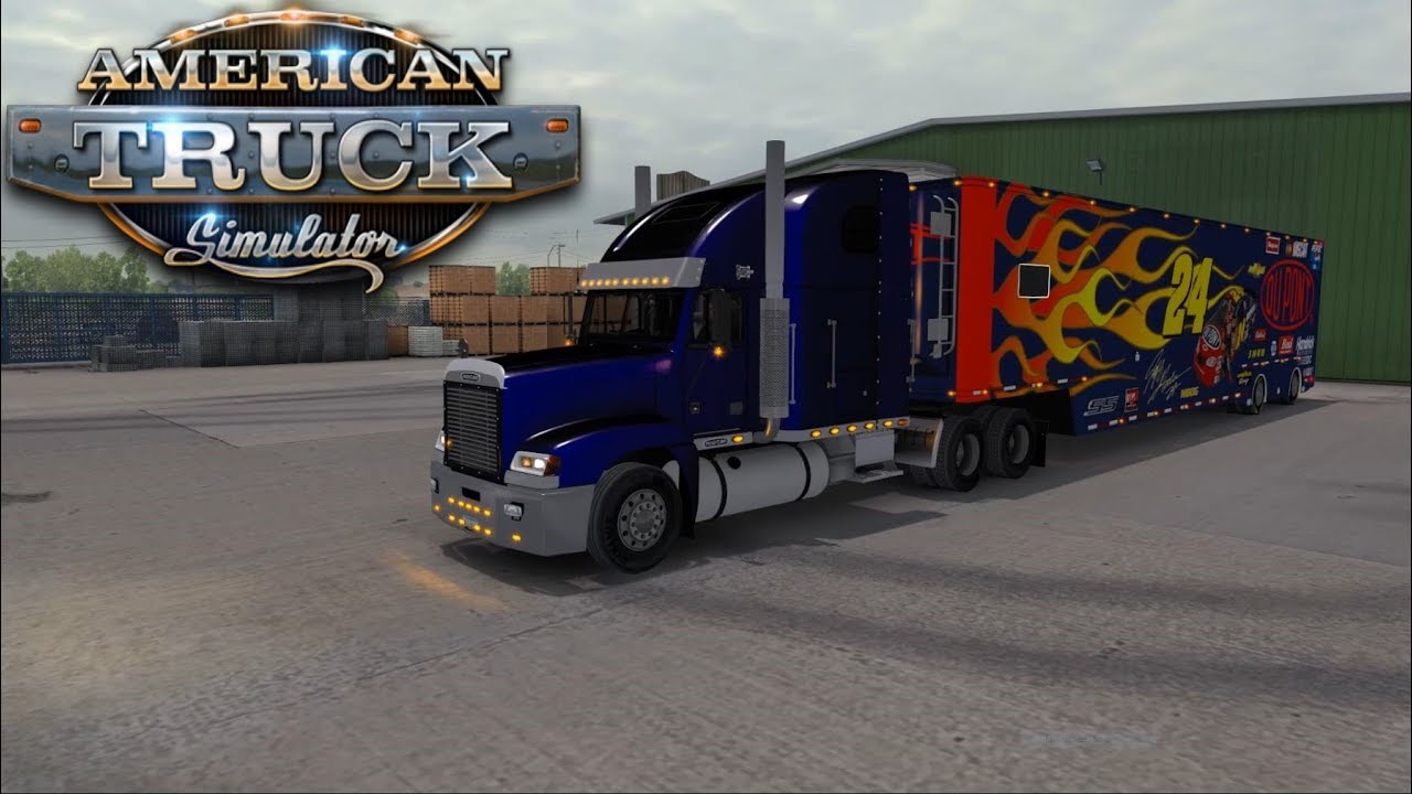 American Truck Simulator Sp#34 A tribute to some of NASCAR finest .Jeff Gordon#24 DuPont,Mods