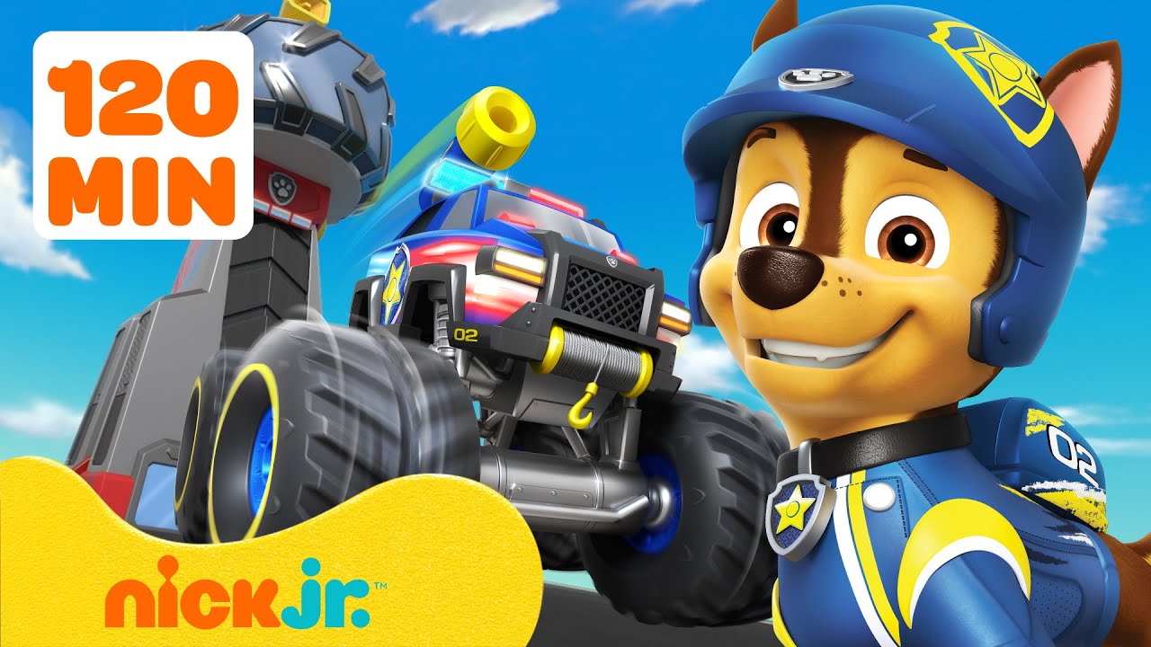 Paw Patrol | Avventure delle Ruote di Salvataggio di PAW Patrol!#7 con Chase🚗 2 Ore| Nick Jr. Italia