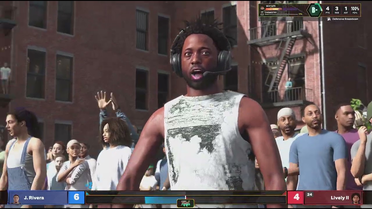 NBA 2K26 - Street Kings - Daily Challenger - Vs Derrick Lively - 3v3