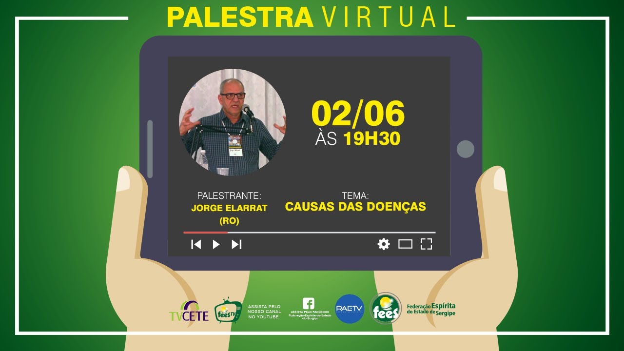 Causas das doenças - Palestra com Jorge Elarrat (RO)