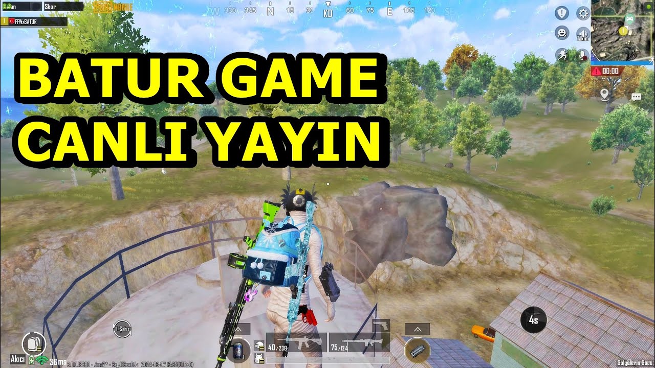 BATUR GAME  CANLI YAYIN  !  FULL RUSH PUBG MOBİLE