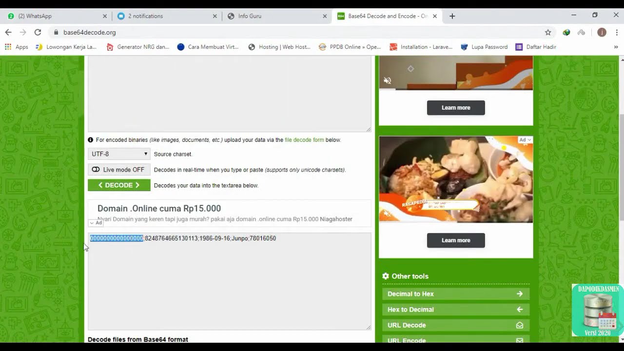 PEMBAHASAN INFO GTK, CARA ALTERNATIF CEK INFO GTK 2019 UNTUK SEMUA JENJANG