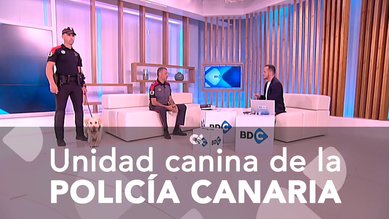 La unidad canina de la Policía Canaria