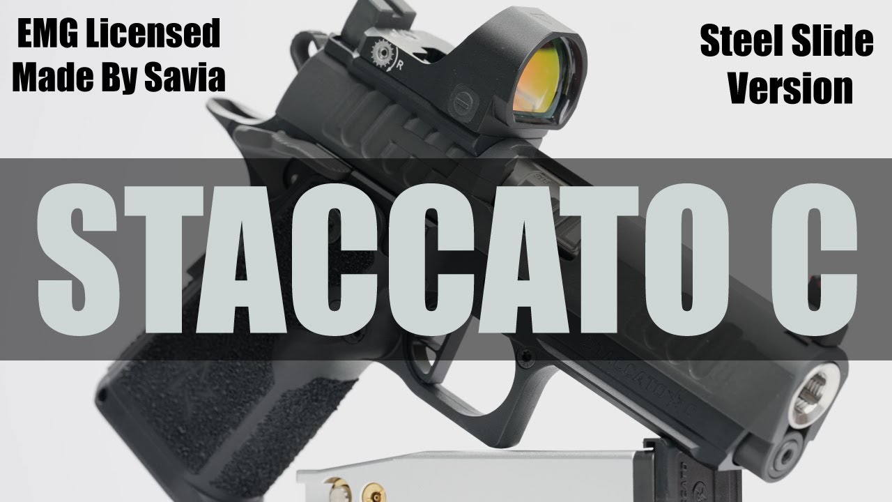 【鋼鋼好】Staccato C CNC Steel Slide and Frame Kit  EMG Licensed x SAVIA Production｜廣東話｜組裝｜測試片｜產品介紹