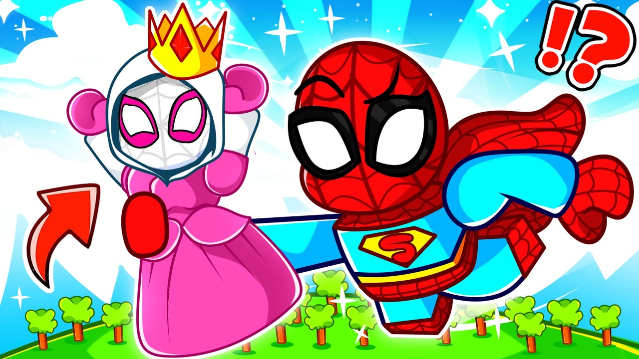 Spiderman Plays Fly To Save Princess In Roblox With MY CRAZY FAN GIRLS...