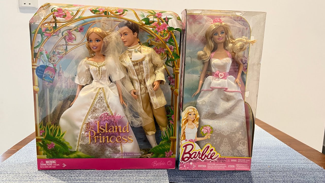 Barbie doll getting married 💗 the island princess 👸 #barbiedoll #barbie #toy #barbiemovie