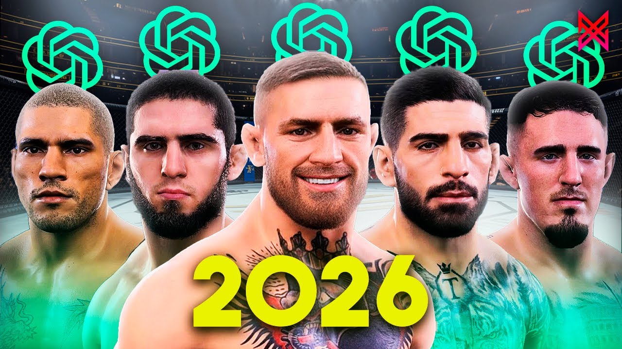Chat GPT создает лучший кард UFC на 2026 год 🤖🤯