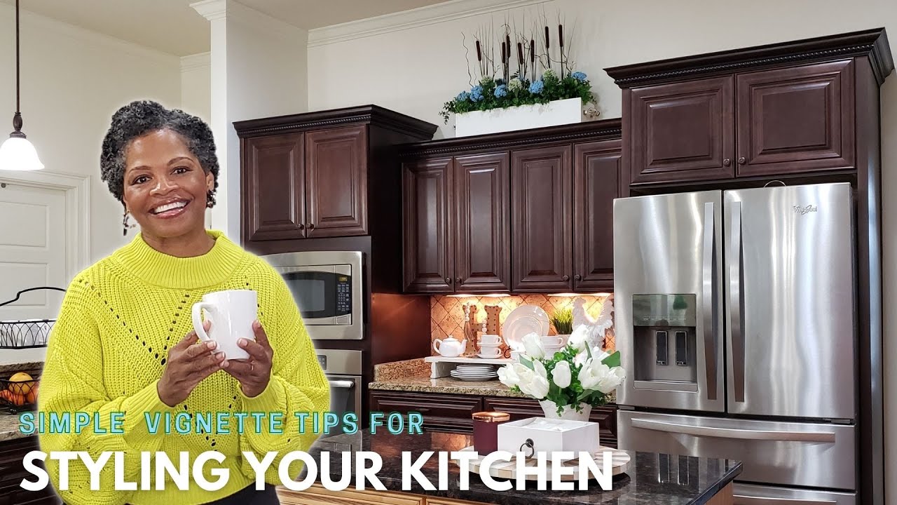 Easy Vignette Tips For Styling Your Kitchen | Decorate With Me In The Kitchen