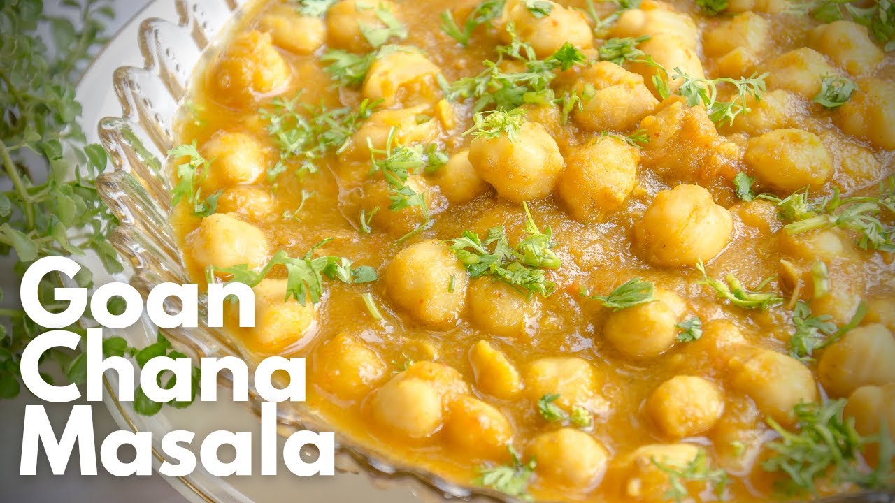 Goan Chana Masala | Chickpea Gravy | Chonya Masala | Vatana Masala