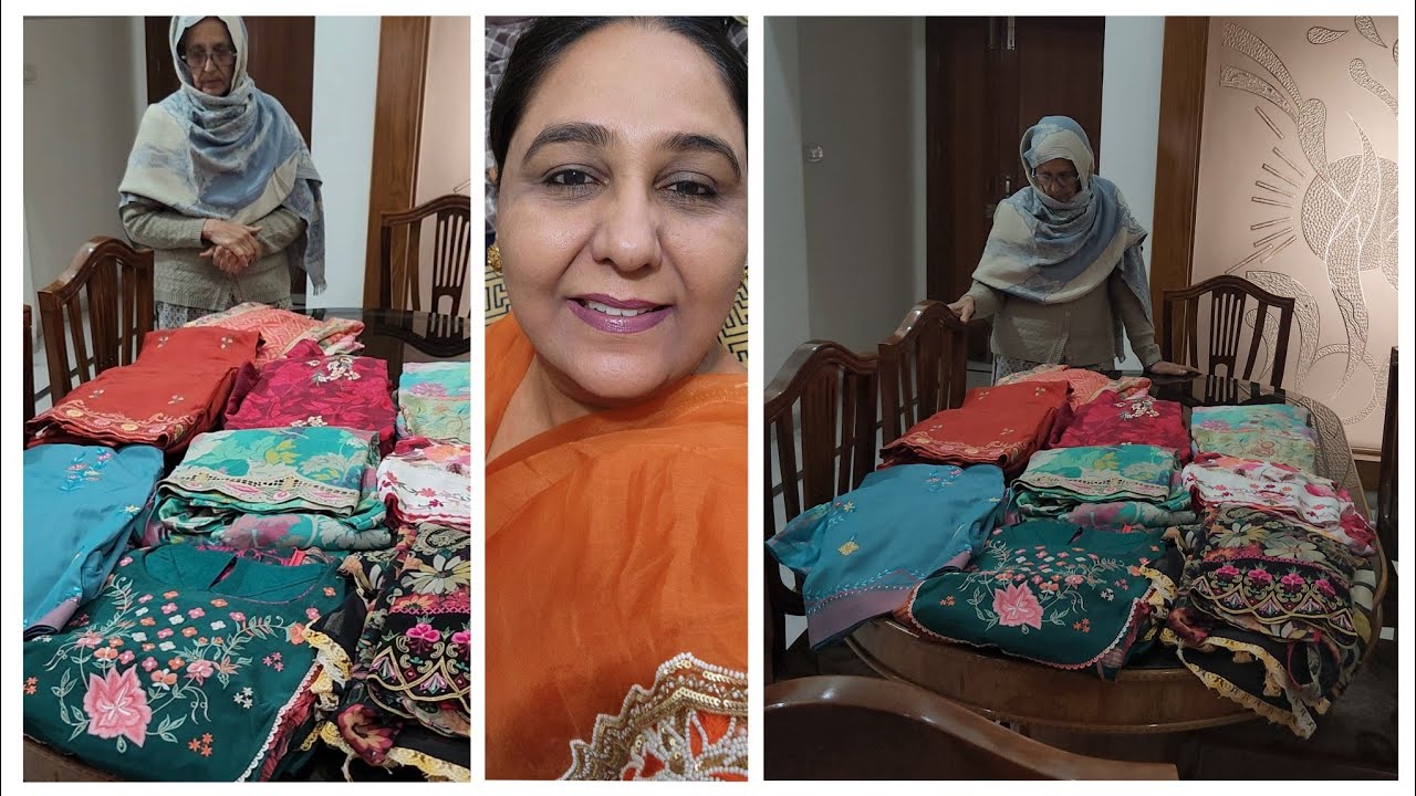 New designs on pashmina suit 