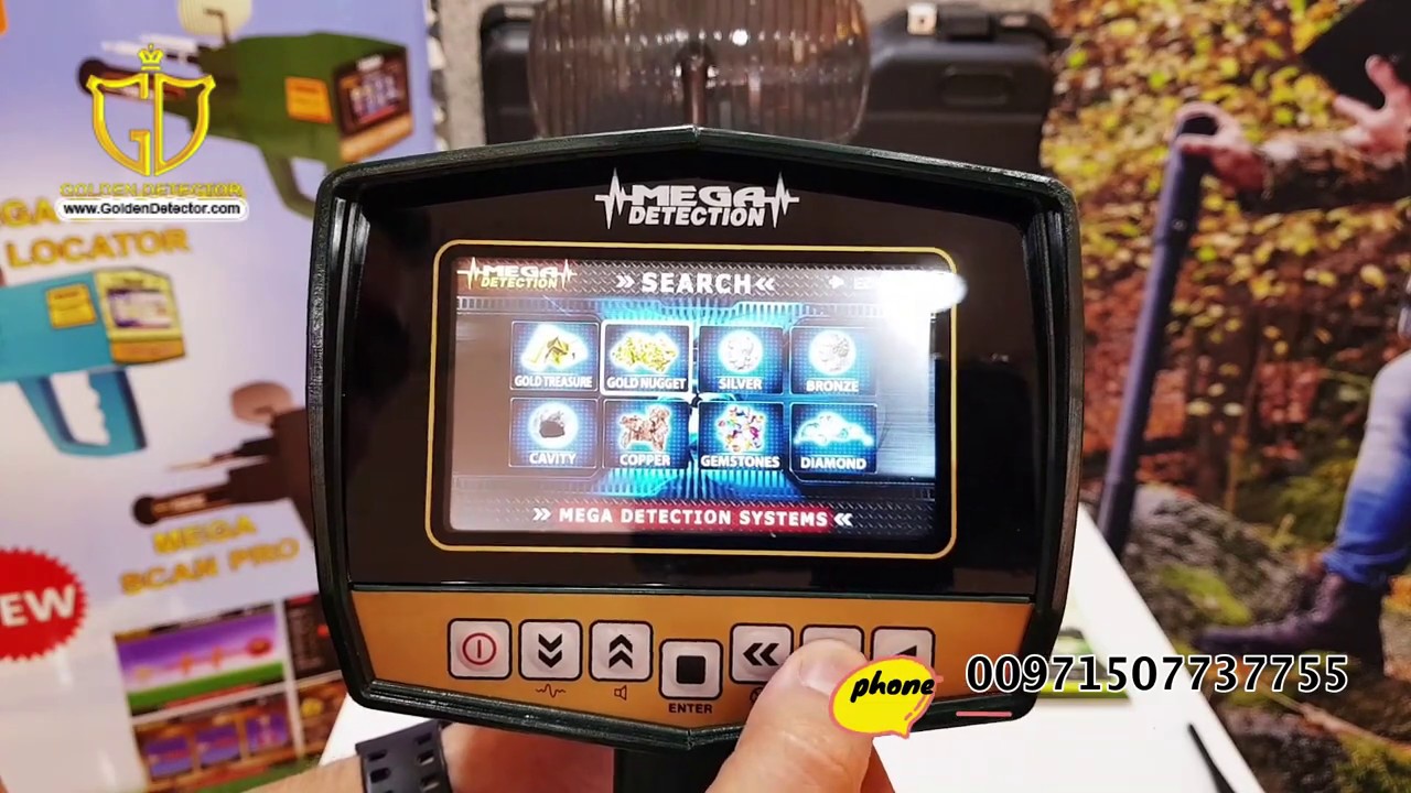 Mega G3 2020 Long Range Metal Detector| Professional Deep Seeking Treasure Finder | 3 Search Systems