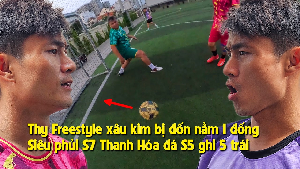 THY FREESTYLE đá bóng MÙA TẾT nội chiến tất niên HADES FC ghi 5 bàn như CR7 MESSI