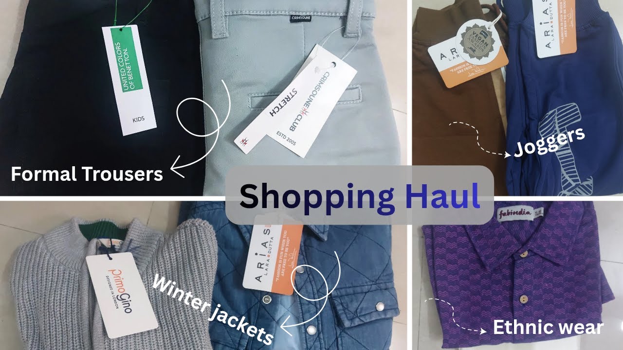 My Recent Winter Shopping haul☃️🛍 | Recent collections for boys | From Firstcry & Nykaa fashion