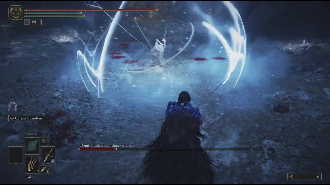 [ER] How to fight Demi-Human Swordmaster Onze - No Hit (Guide in Description)