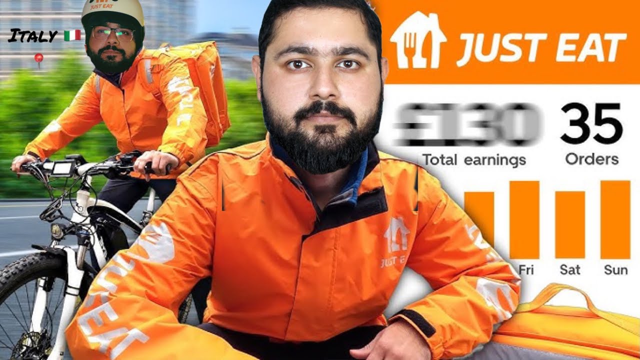 My First Day as a Just Eat Delivery Rider in Italy 🇮🇹 | Earnings, Challenges & Experience
