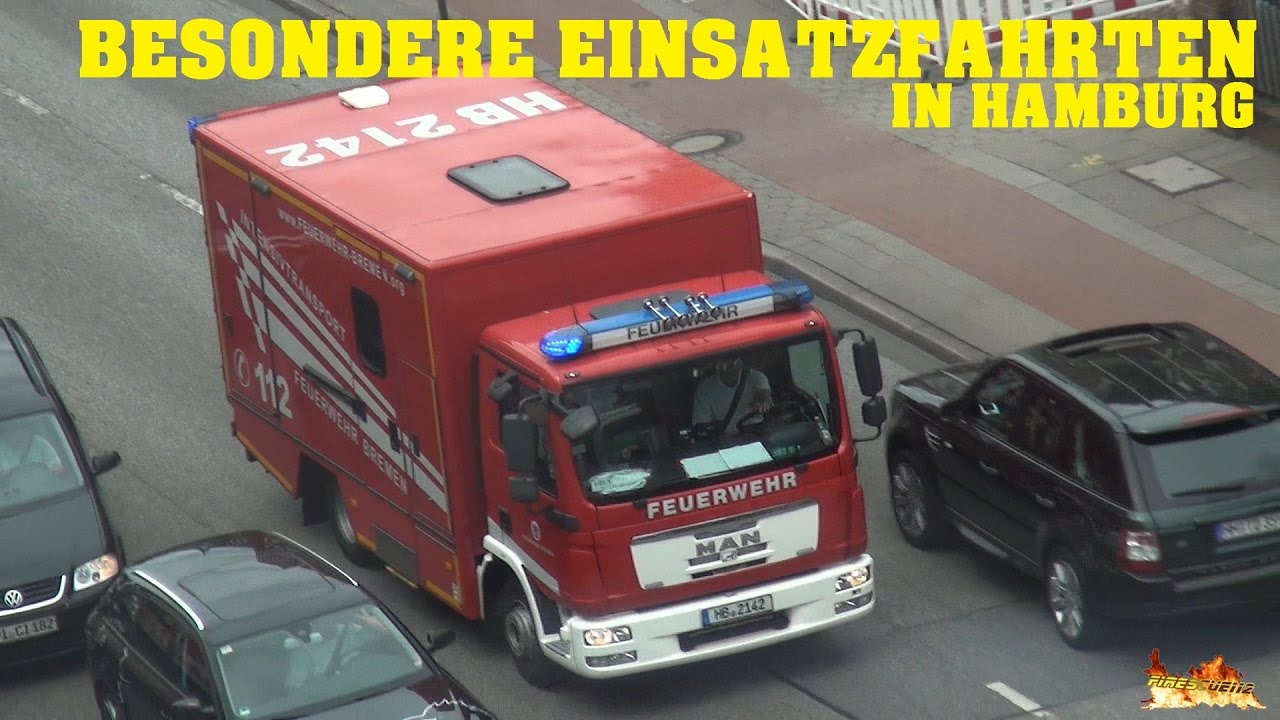 [Rettungsdienst in Hamburg] - Seltene und besondere Einsatzfahrten