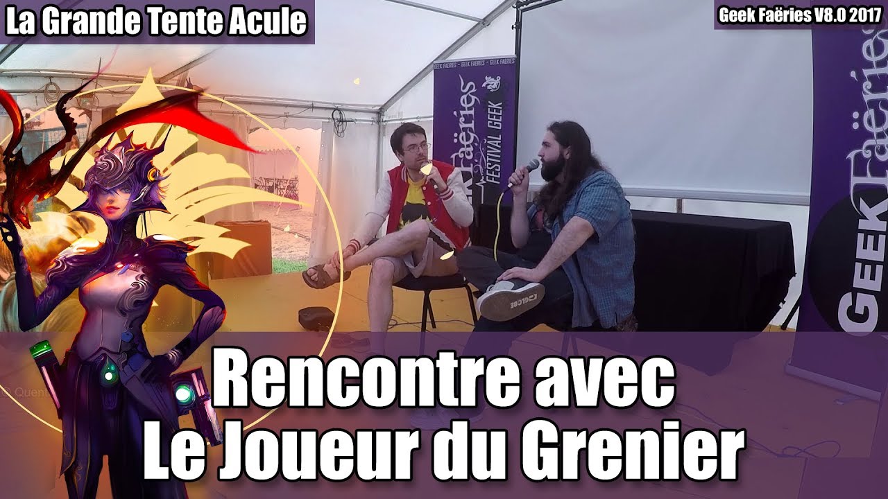 Rencontre avec Le Joueur du Grenier (Frédéric Molas & Sébastien Rassiat) - Geek Faëries 2017