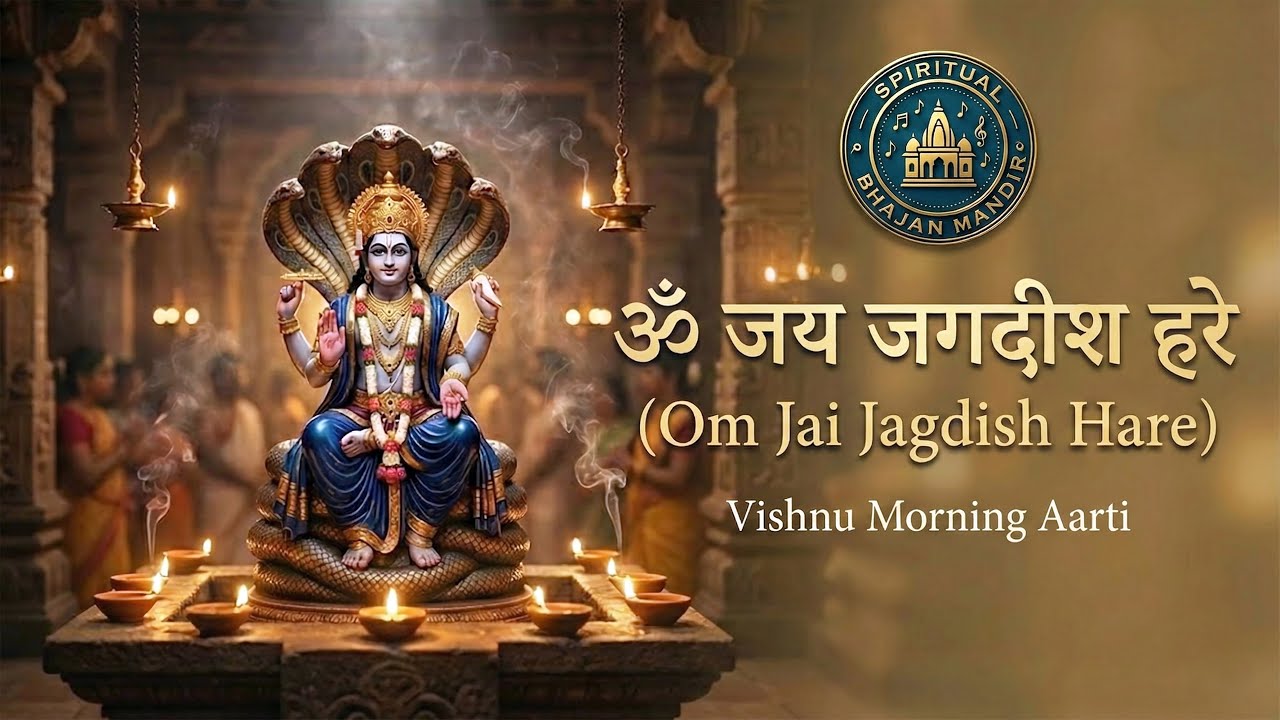 ॐ जय जगदीश हरे | Om Jai Jagdish Hare | Lord Vishnu Morning Aarti | Peaceful Divine Bhajan