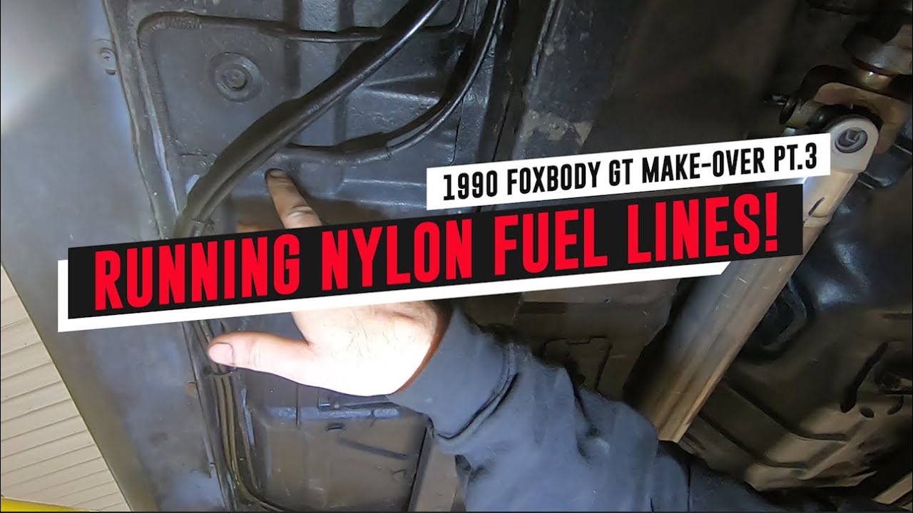 Установка нейлоновых топливных трубок в ваш Foxbody!! 1990 GT Makeover Pt.3 TIPS03E39