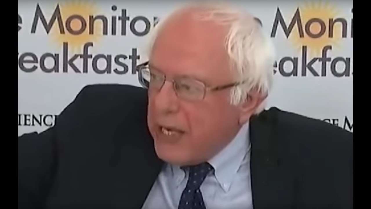 Bernie Sanders Yells At Reporter