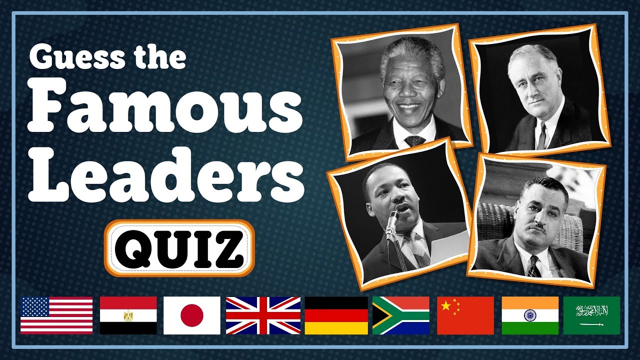 Guess the Famous Leaders | Fun History Quiz for Kids!| Can You Identify the Leader?