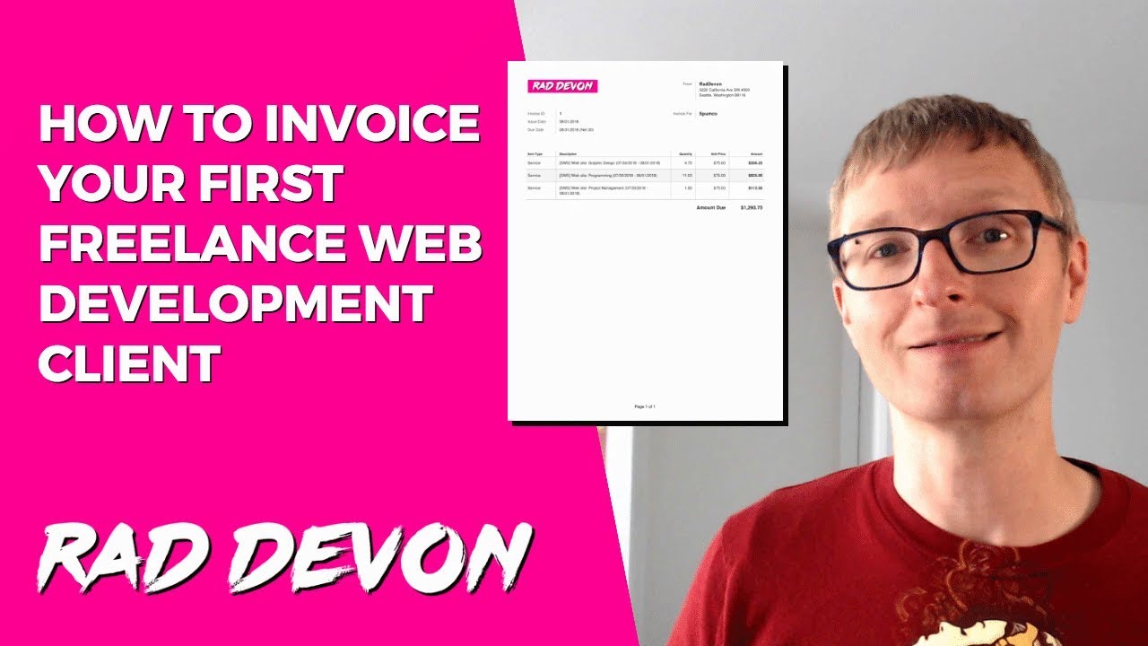 How to Invoice Your First Freelance Web Development Client
