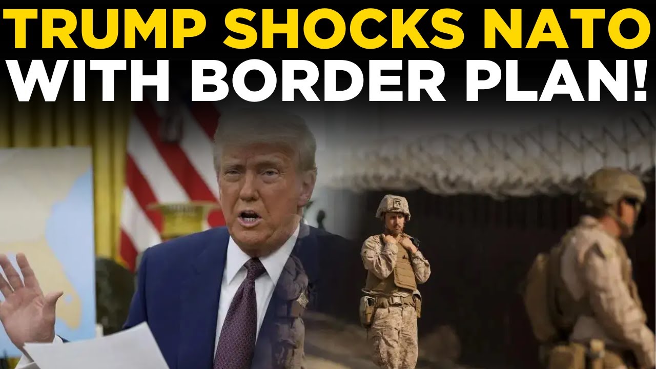 TRUMP NATO BORDER PLAN LIVE | President Trump Suggests NATO Troops For US-Mexico Border Security