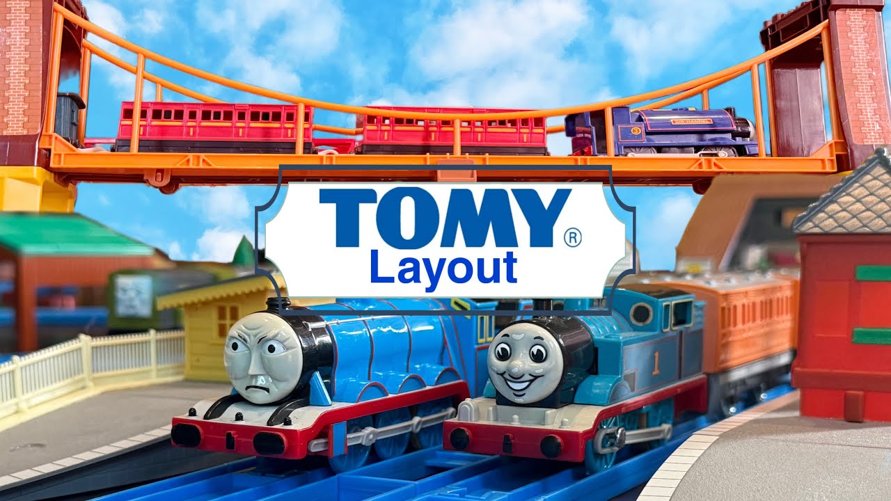 Trains are cool 😎 (Tomy layout) 