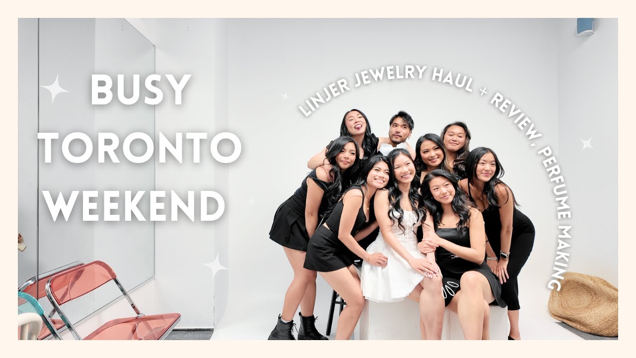 girls day in toronto! 📸 Linjer jewelry haul/review + self portrait studio + perfume making