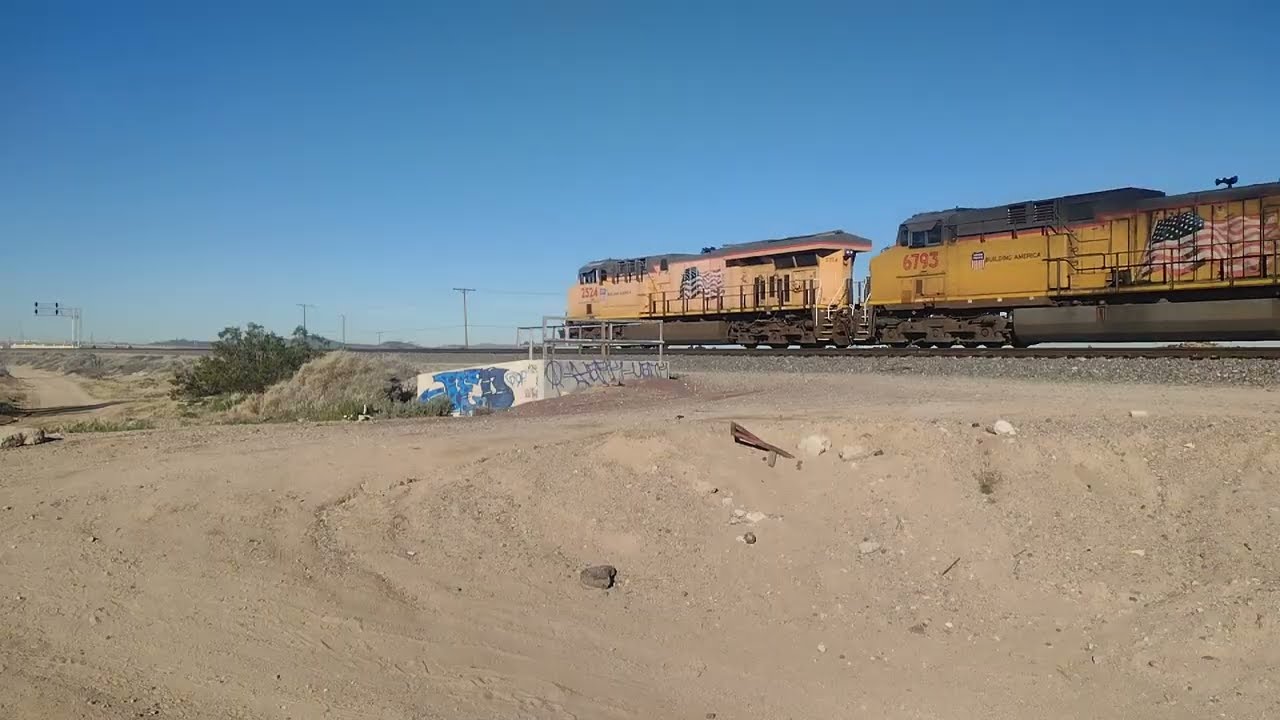 WB UP Loaded Coal Train Feat Rear DPU At Lenwood CA! #bigbossrailfanner