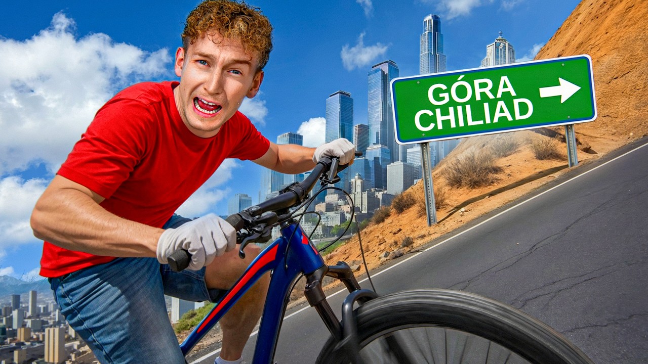 GTA V - JADĘ na GÓRĘ CHILLIAD na PRAWDZIWYM ROWERZE! 🚵