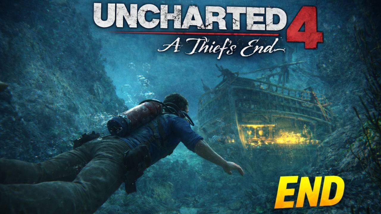Uncharted 4 A Thief's End Walkthrough Gameplay Part 21 - A Thief's End - END GAME  (PS5)