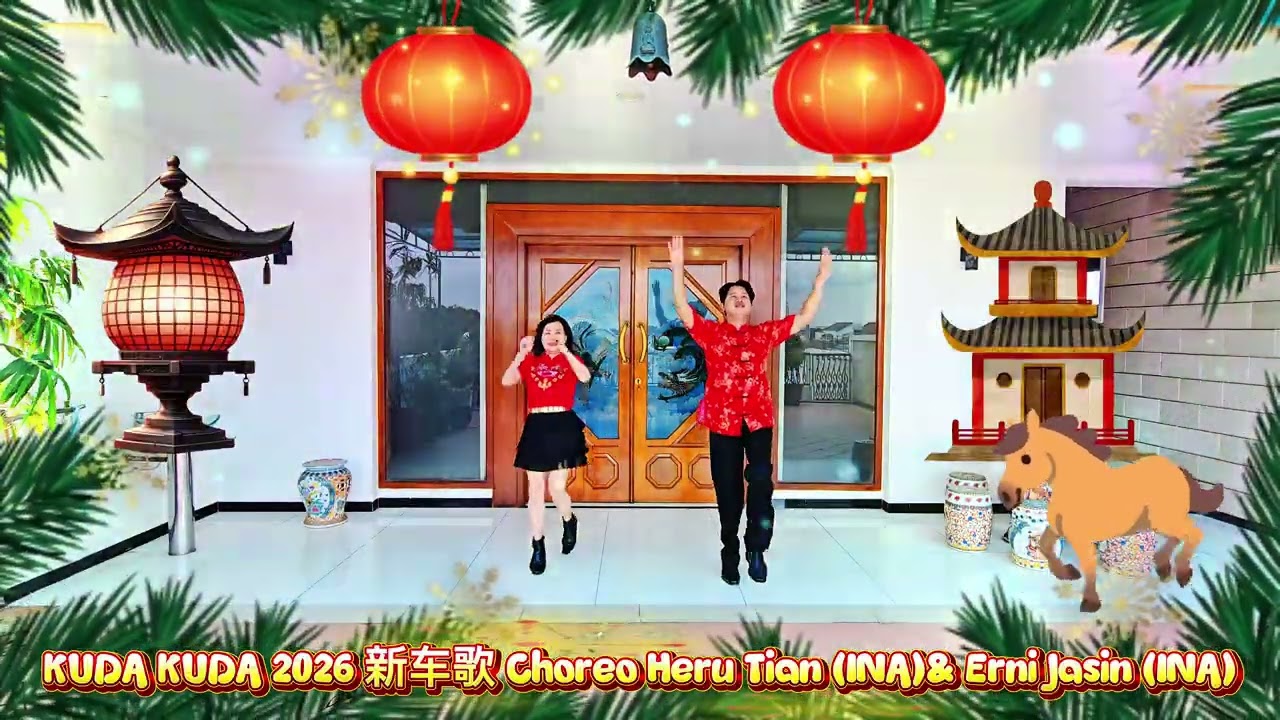 🐎KUDA KUDA🐎CHOREO @herutianlinedance1398(INA)&@ernijasintheemeraldld27(INA)128C 1W