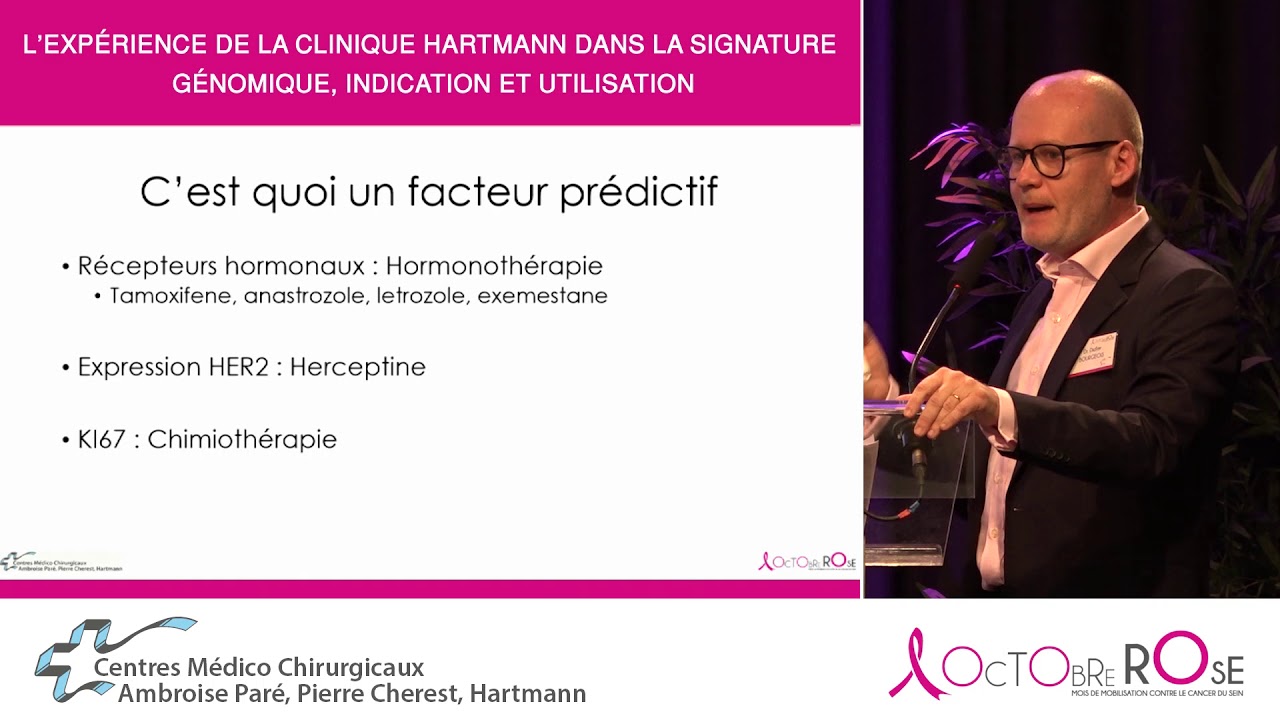 La génomique au service du traitement du cancer du sein   Dr Bourgeois Cancérologue à la Clinique Ha