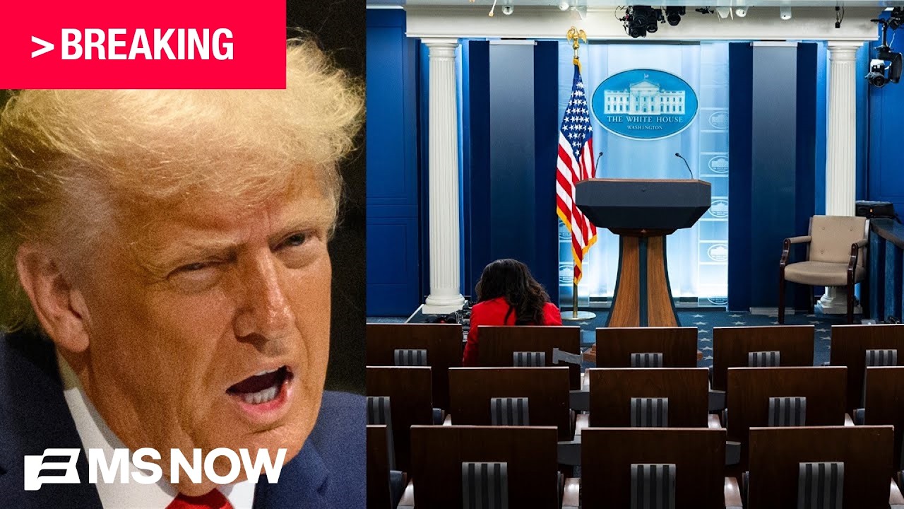 BREAKING: White House press pool SUSPENDS TV coverage of Trump amid ban
