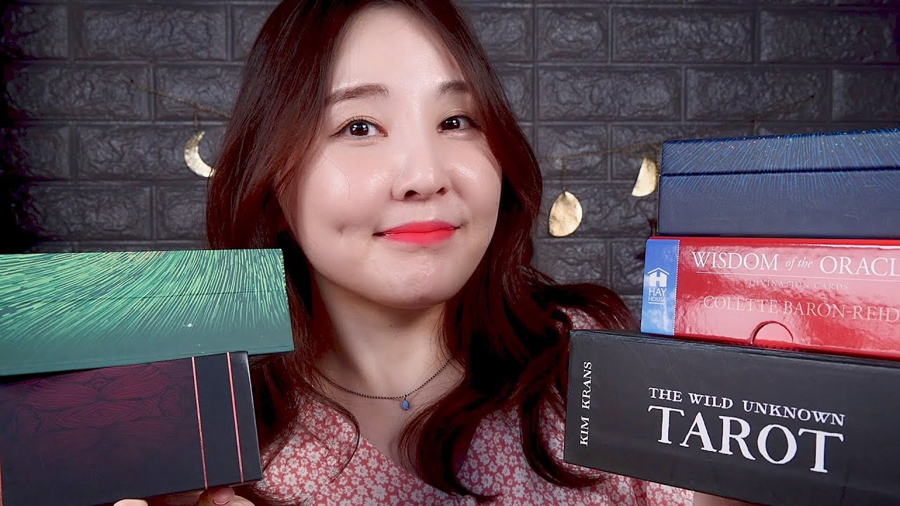 타로카드 소리 ASMR｜새로 산 타로카드 소개하면서 속닥속닥 수다｜Tarot Card Tapping