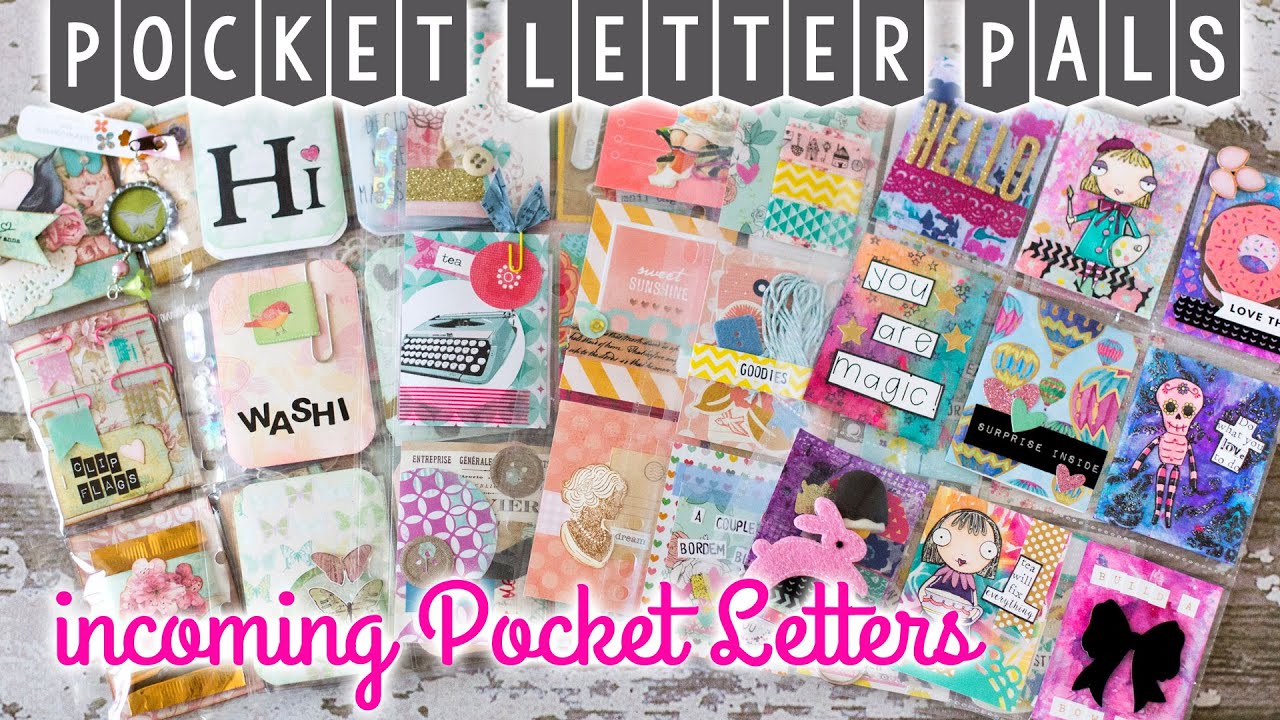 Pocket Letter Pals: incoming Pocketletters