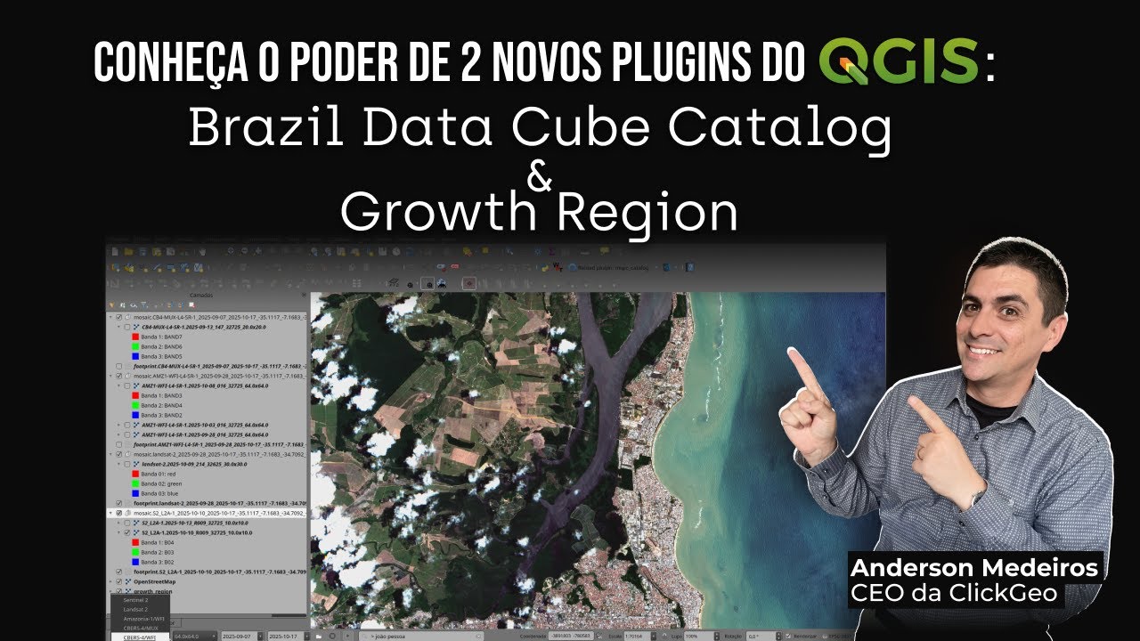 Workshop: Conhe&ccedil;a o Poder de 2 Novos Plugins do QGIS