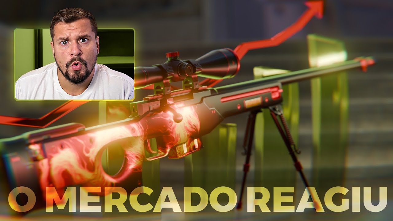 O mercado reagiu... O NOVO PRE&Ccedil;O DAS SKINS dos CONTRATOS do CS2