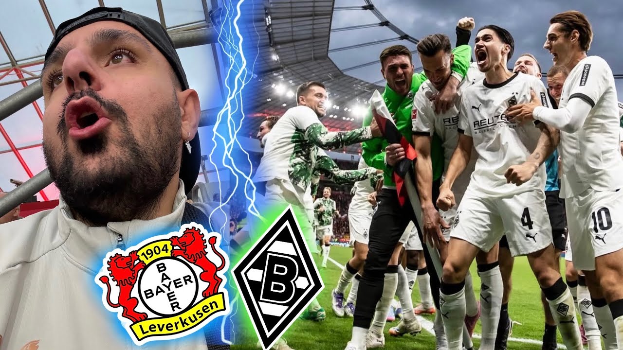 ⚫️🔴Bayer Leverkusen 1:1 Borussia Mönchengladbach ⚫️⚪️🟢 | Stadionvlog | Burakdelero 
