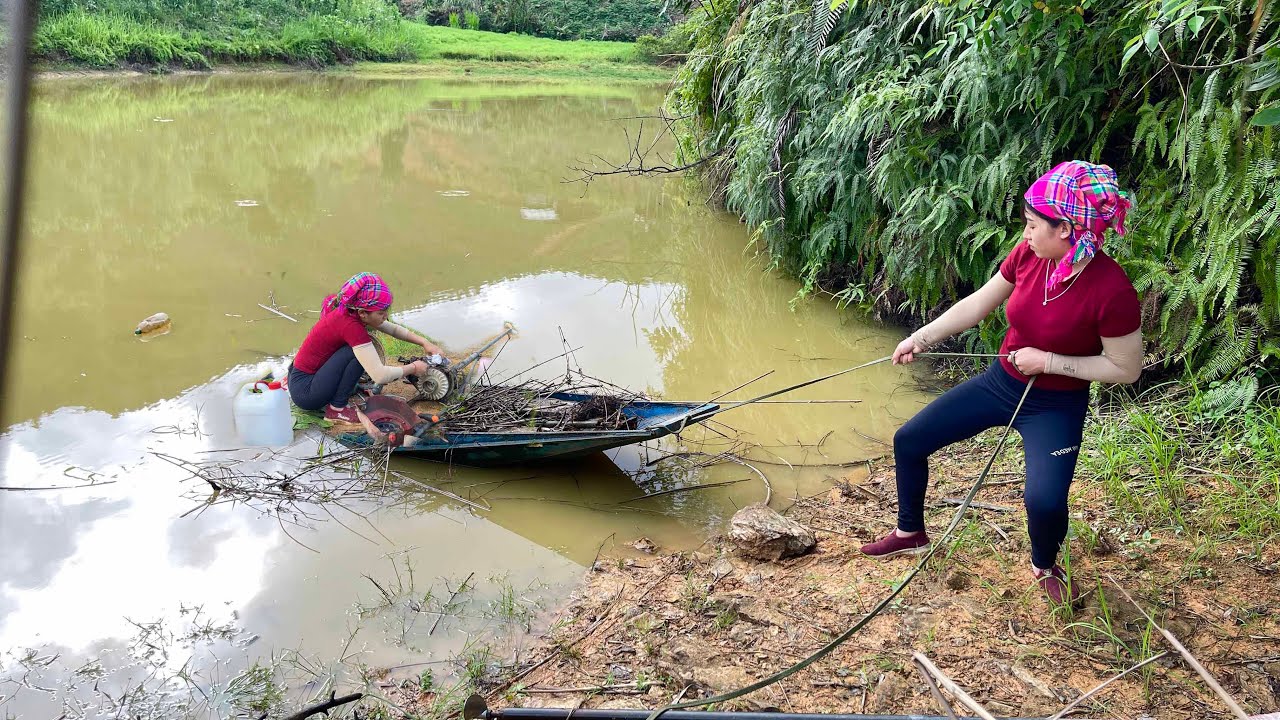 The genius girl's challenge to restore a boat that had sunk underwater for 10 years