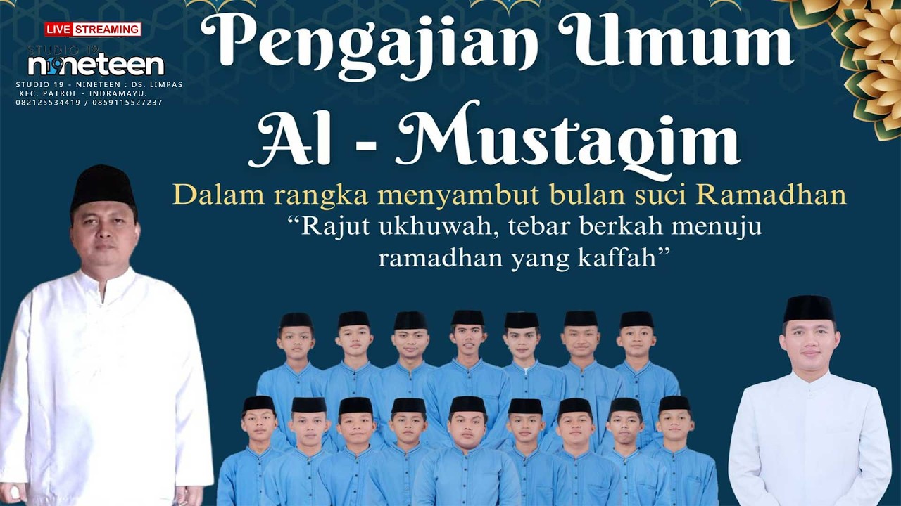 LIVE STREAMING PENGAJIAN UMUM MUSHOLA AL-MUSTAQIM EDISI 07 FEBRUARI 2026 KOPYAH ANJATAN