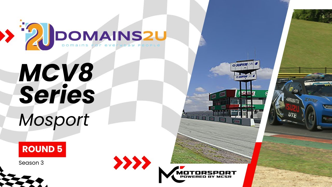 MC Motorsport | Domains2U MCV8 Series Season 3 | Round 5 @ Mosport | iRacing