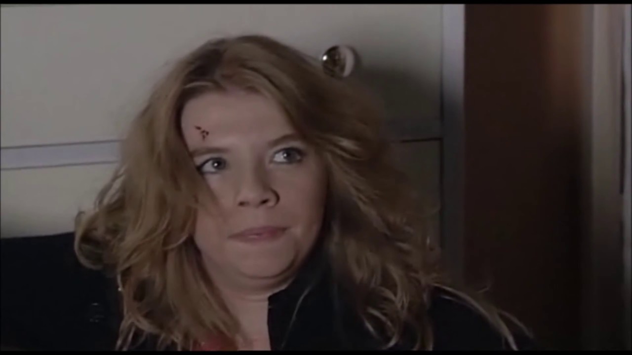 EastEnders - Martin accidentally pushes Stalker Sarah (18th October 2004)