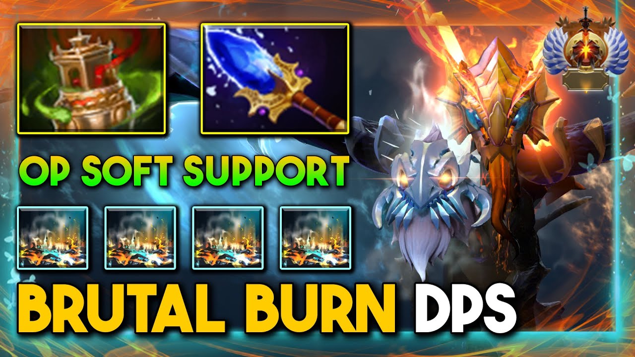 TRULY BECOME OP SOFT SUPPORT Jakiro Aghs Scepter + Spirit Vessel Build Brutal Burn DPS 7.35d DotA 2