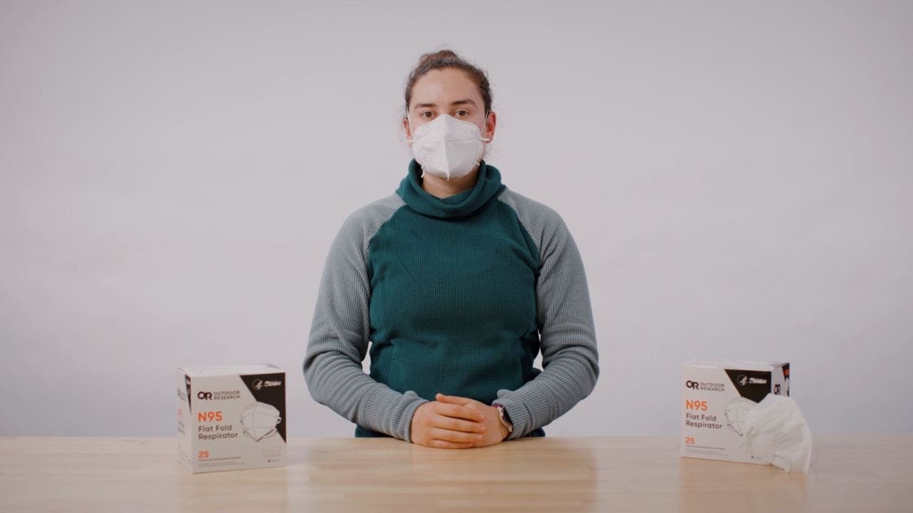 How to Fit a N95 Flat Fold Respirator Mask | Outdoor Research