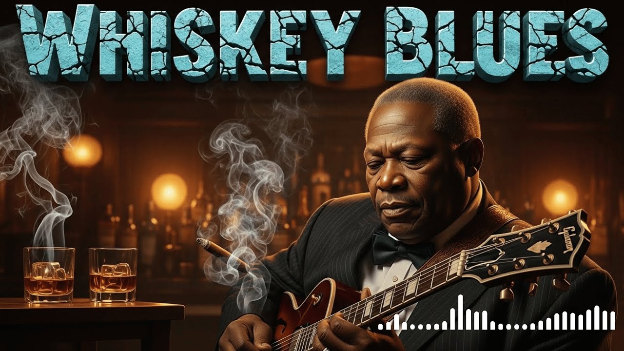 Deep Sleep Tonight | Late Night Guitar Blues with Whiskey Echo