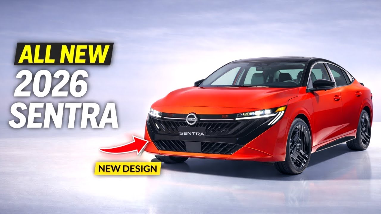 2026 Nissan Sentra Revealed With Huge Tech Upgrade and 18 Inch Wheels